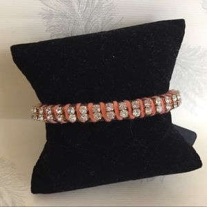 JCrew Rope Bracelet with Rhinestones